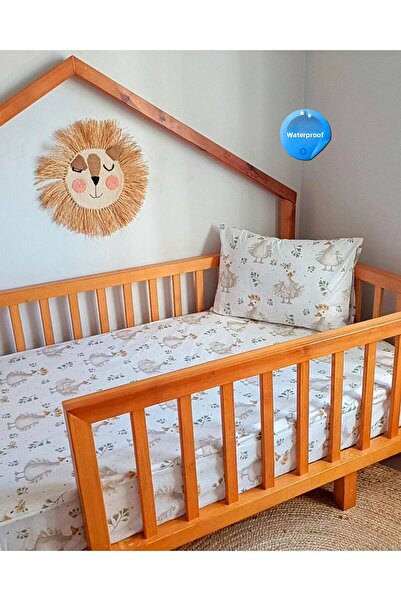 OGUZ ATA CONCEPT 100% Cotton Liquid-Proof Elastic Bed Sheet Bed Protector Mattress Protector