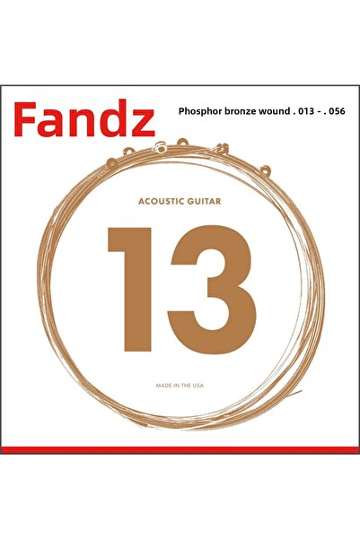 FENDER سلسلة جيتار صوتي برونزية الفوسفور - مجموعة 60n 013-056