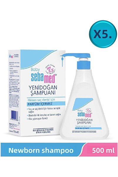 Sebamed Baby Shampoo 500ml with Pump (For Newborns) (Set of 5)