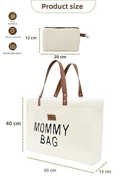 mordesign XL Large Size Morteddy Series - Mommy Bag, Mother Baby Care Bag, Wallet Gift