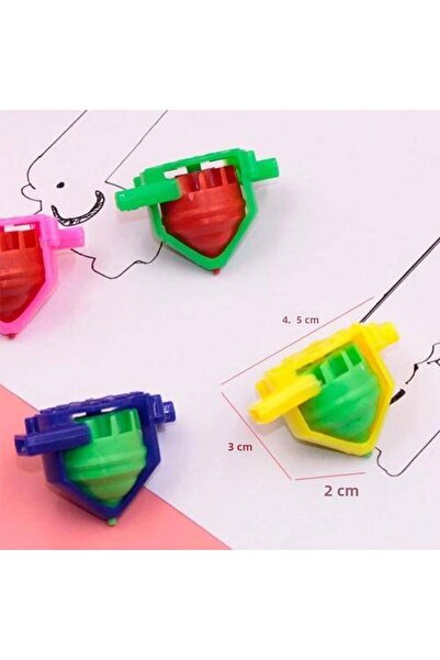 Parti Dükkanım Pinyata Plastic Blown Spinning Toy 5 Pieces