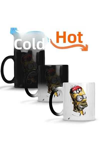 Baskı Dükkanı كوب وكوب سحري من البورسلين من هومر سيمبسون