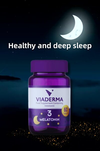 Viaderma Melatonin 3 Mg - 60 Tablets