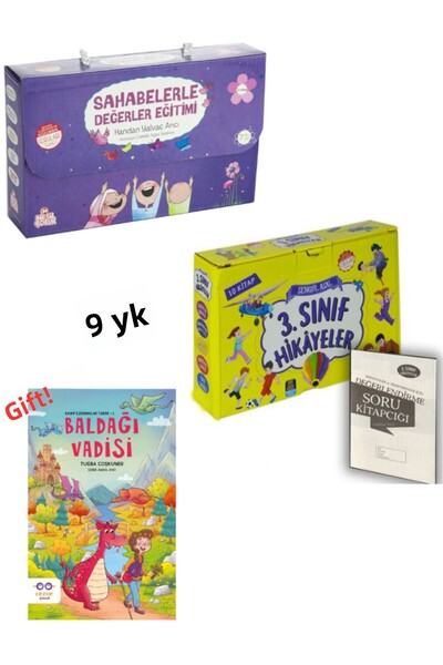 Nesil Çocuk Yayınları 2. ve 3.Sınıflar İçin Sahabelerle Değerler Eğitimi - 3....