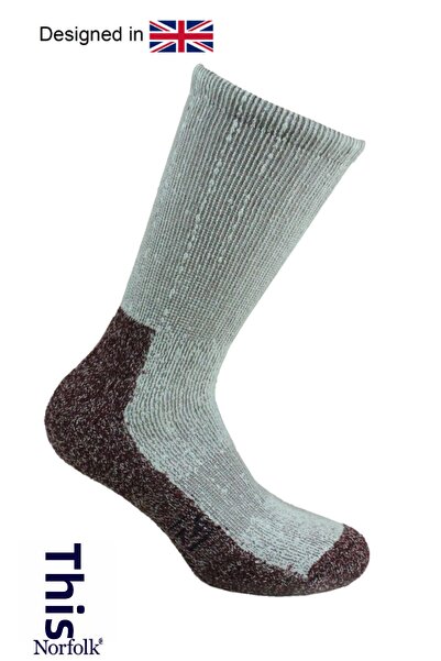 NORFOLK Nasuh'Climayarn' Technology Ultimate Full Cushioning Thermal Hiking Socks Burgundy