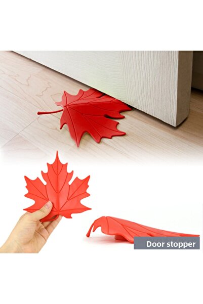 RICHIE O opritoare decorativă interesantă pentru ușă, cu aspect de frunze