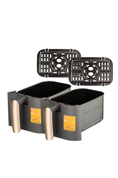 raf Digital Deep Fryer 8L - 2800W, 2 Compartments, Oil-Free Cooking R5236