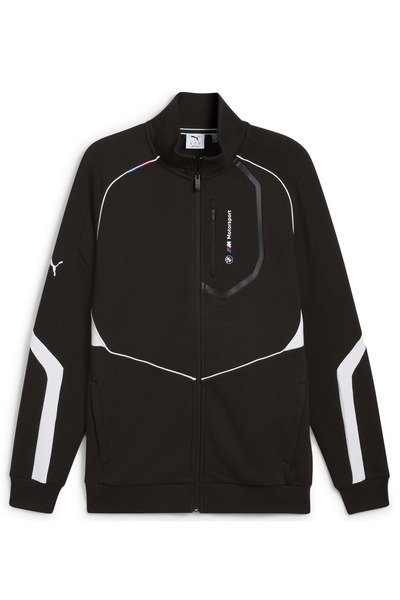 Puma Bmw MMS Hoodie Fermuarlı Jacket 630616 Erkek Eşofman Üstü SİYAH