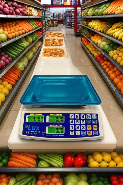 MATARMUTFAK Market Pazarcı Manav Ve Kasap Terazisi 40 Kg Kapasiteli AHLZR Ele...