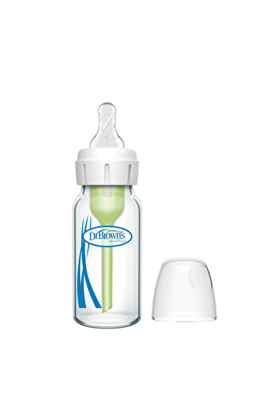 Dr.Brown's 120 ml Dar Ağız Antikolik Options Cam Biberon, Tekli Paket