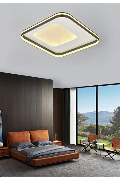 ESSLİGHT Silva 50 cm Plafonyer LED Avize 3 Renk Işık Modlu (Beyaz / Sarı / Gün Işığı)