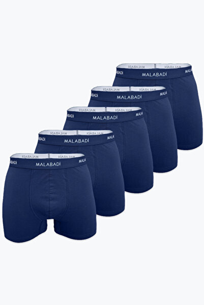 Malabadi Ανδρικό Navy Blue 5 Pack Cotton Elastane Boxer 5m075