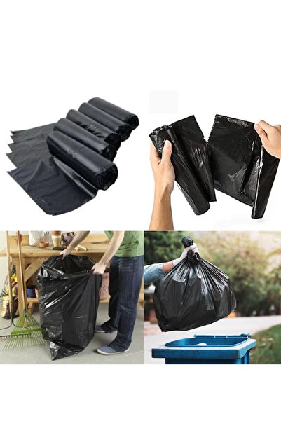 nistabolje 10 Adet (1 Rulo) Battal Çöp Poşeti 75x90 Endüstriyel Jumbo Çöp Torbası