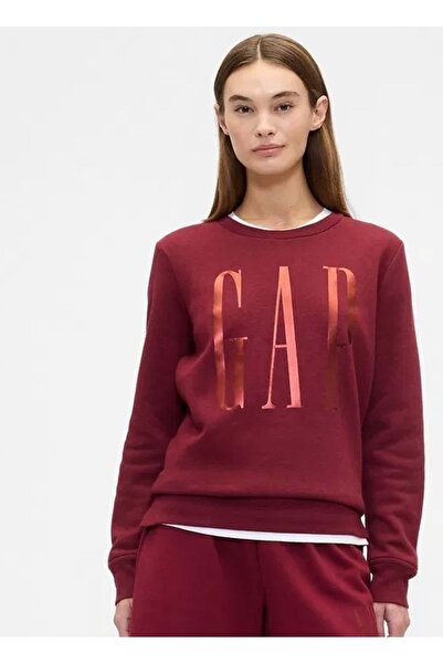GAP Doorbuster Logo Sweatshirt 800444 Bisiklet Yaka Fleece Sweatshirt Kadın S...