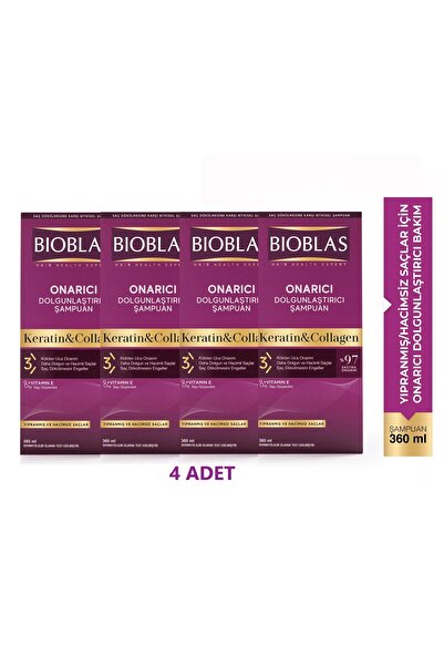 Bioblas Şampuan 360 Ml Hacim 4 Adet