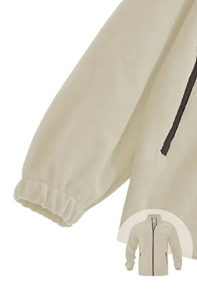 GENIUS STORE Fleece pentru bărbați Bato cu guler și buzunar cu fermoar complet Fleece BATO-POLAR