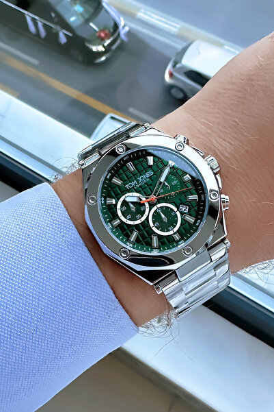 Tom Jones Orijinal Erkek Kol Saati 3 Atm Su Geçirmez Gümüş Renk Çelik Kordon ...