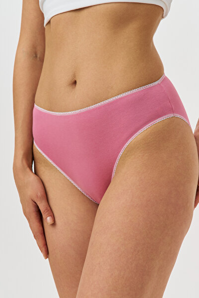 PAMORA Kadın 7'li Bikini Külot Seti – %95 Pamuk %5 Elastan – Renkli – Rahat & Esnek İç Çamaşırı