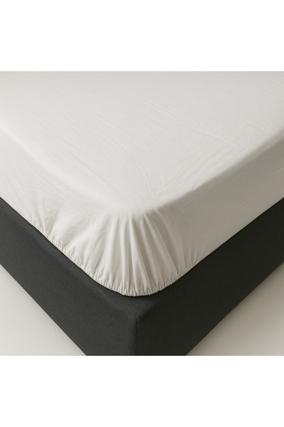LUNGA VİTA Outlet Tight Weave Combed Cotton Elastic Fitted Sheet