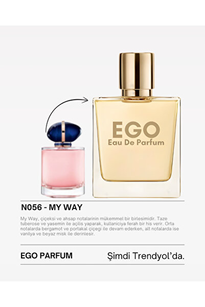 homeartplus N056 Ego Edp 50 ml ( MYWAY ) Çiçeksi Kadın Parfüm