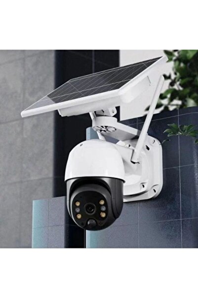 hoffmans Κάμερα παρακολούθησης 4G + ηλιακό πάνελ, περιστρεφόμενος φακός, νυχτερινή όραση