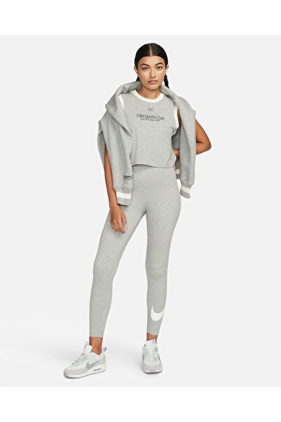 Nike Sportovní oblečení Classics Dámské šedé legíny DV7795-063