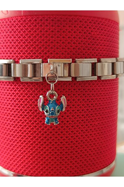 Kudi Stitch Figürlü Italyan Bileklik 1 Adet Charm