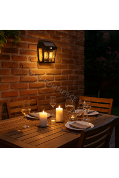 oem home Lampa solara LED pentru exterior 28W cu 2 becuri