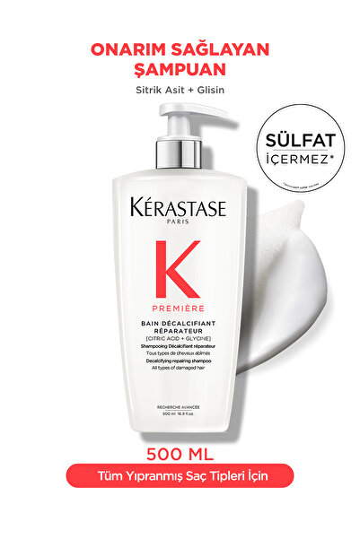 Kerastase Premiere Bain Decalcifiant Reparateur Yıpranmış Saçlar Onarım Sağlayan Şampuan 500ml