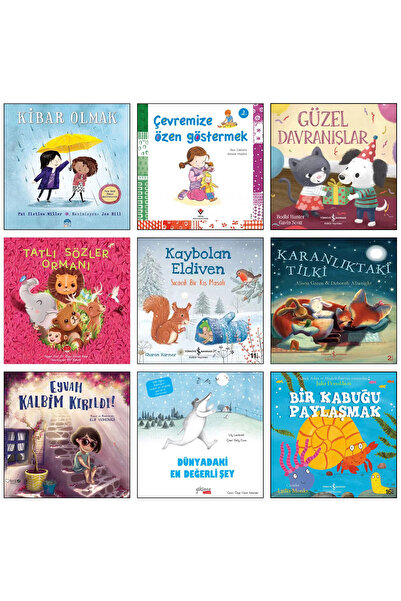TÜRKİYE İŞ BANKASI KÜLTÜR YAYINLARI Kaybolan Eldiven Çocuk Masal Kitapları Ey...