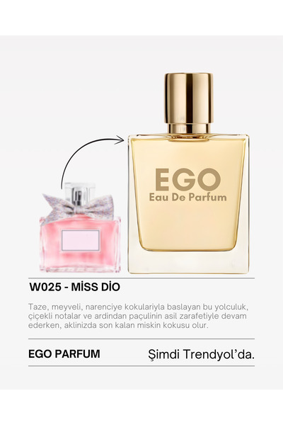homeartplus W025 Ego Edp 50 ml ( Miss Cherie poison ) Çiçeksi Kadın Parfüm