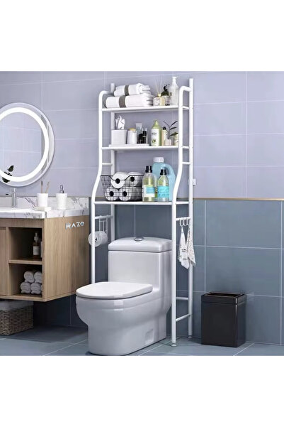 Sultan Bathroom shelf, organizer over the toilet SULTAN, 3 shelves, Resistant and stable, Metal, 45x25x153cm