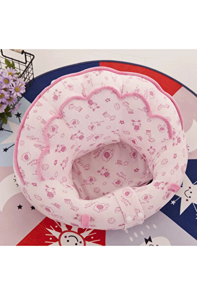 Toyska Comfort plush sit-up baby chair, pink