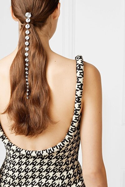 New Obsessions Αξεσουάρ μαλλιών White Stone Long για γυναίκες - TM-1520