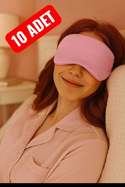 MPY GLOBAL 100% satin de mătase 10 bucăți mască de dormit, plasture pentru oc...