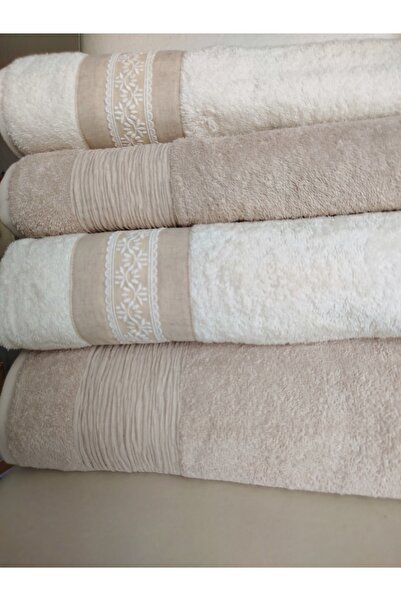 Nurpak Туана Лляний набір для ванної кімнати з 4 предметів у коробці 2 штуки 90x150 см 2 штуки 50x90 см