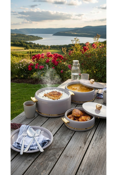 Generic طقم حافظات طعام 2500/2000/1500مل