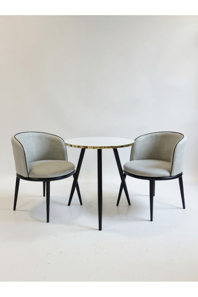Living Seating Set (Table + 2 Chairs) – Modern & Elegant