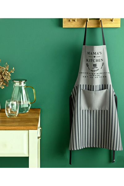 PİKKO HOME مريلة مطبخ من البوليستر المطبوع الأساسي