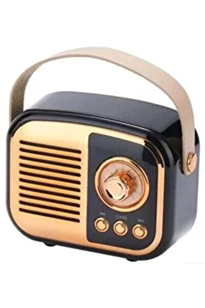 Piranha 7836 - Kablosuz Bluetooth Retro Hoparlör / Usb & Tf & Micro Sd & 3.5m...