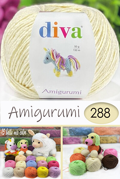 Diva İplik Divagurumi-Lux Amigurumi İpi-288 Krem
