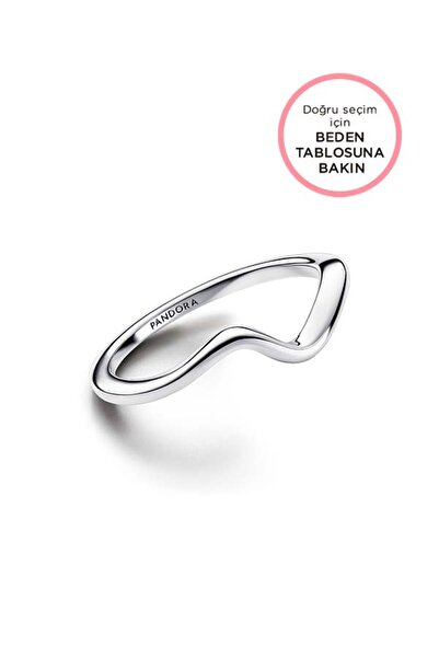 Pandora Cilalı Dalgalı Yüzük