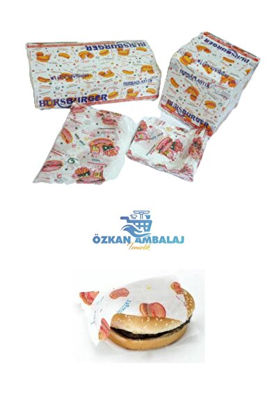 Özkan Ambalaj Temizlik Hamburger/ Sandviç Poşeti Arası Açık 25 Adet