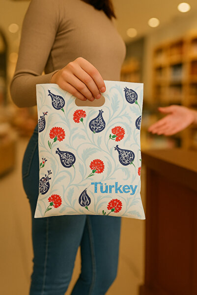 Özkan Ambalaj Temizlik 50 цветни подсилени торбички за пазаруване, 50x60 cm, размер 5