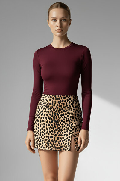 Thestiluxe Боди за гмуркане с дълъг ръкав и ликра, кръгло деколте