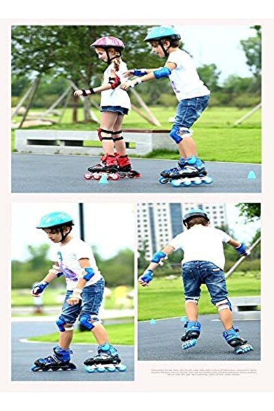 COOYA Kids Adjustable Perfect Inline Skates Roller Skate Shoe Set with LED Flash