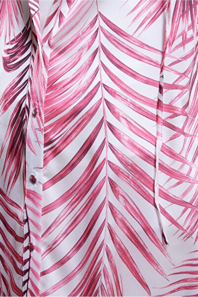 Alvina Long Satin Tunic 44611 - Patterned