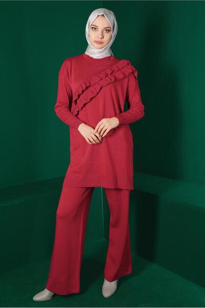 Alvina RIFFIRED DOUBLE KNIT PANTSET 43217