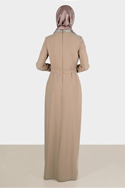 Alvina Taşlı Şerit Detaylı Abiye 50202