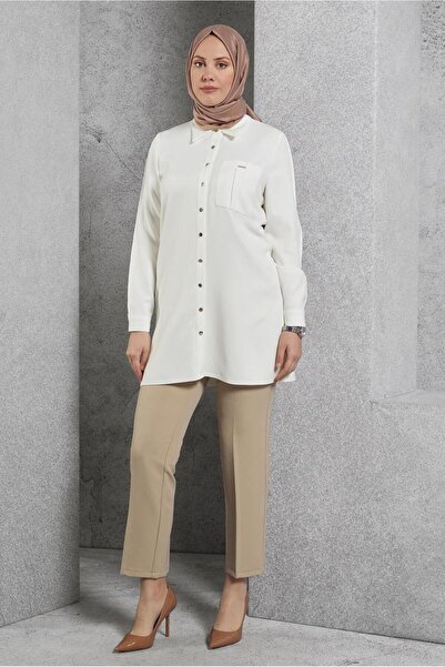 Alvina Shirt Collar Tunic 45295